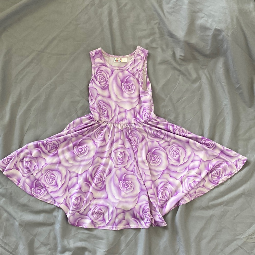 Vintage roses Dot Dot Smile 3/4 tank dress